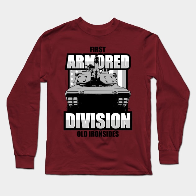 First Armored Division Long Sleeve T-Shirt by Firemission45